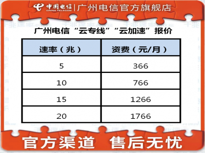 广州电信极速专线-云加速-云专线